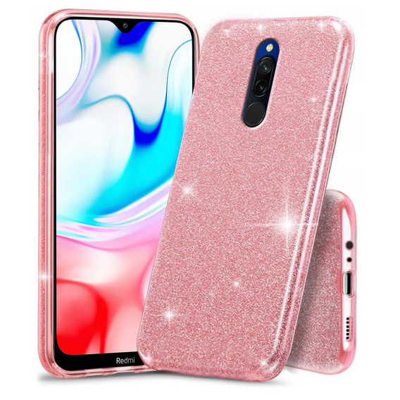 Etui Glitter Case do Xiaomi Redmi 8 / 8A, Pink