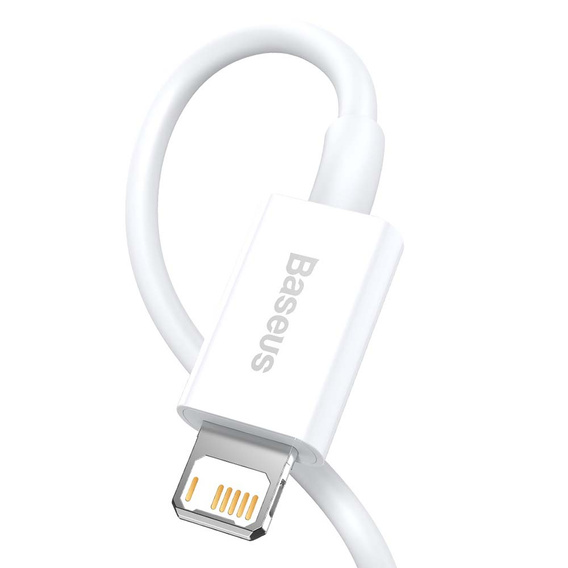 Baseus Superior – kabel USB-Lightning 1,5 m 2,4 A - biały