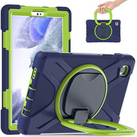 Etui dla dzieci do Samsung Galaxy Tab A7 Lite 8.7 T220/T225, Pancerne, dziecięce, niebieskie - zielone