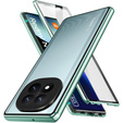 Etui do Xiaomi Redmi Note 14 Pro+ 5G, Magnetic Dual Glass, zielone