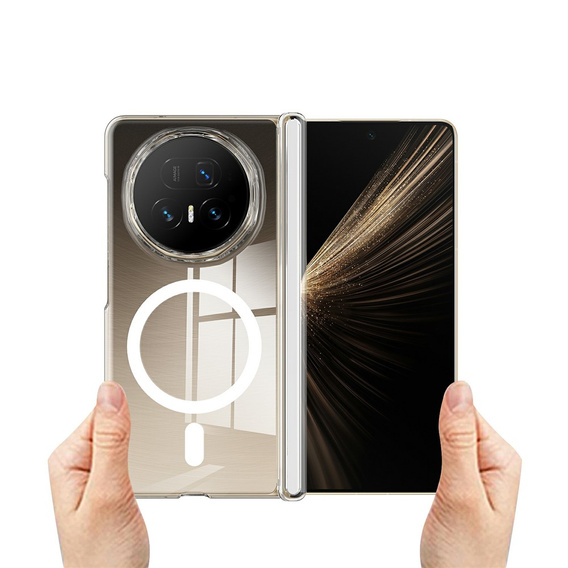 Etui ochronne do Honor Magic V5 5G, z MagSafe, przezroczyste