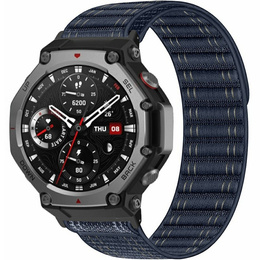 Pasek nylonowy z konektorem PC do Amazfit T-Rex 3 - ciemnoniebieski