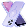 Etui do iPhone 16 Pro, do MagSafe, ERBORD Matt Case, fioletowy + Szkło na ekran