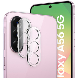 2x Szkło hartowane na aparat ERBORD do Samsung Galaxy A56 5G, Przezroczyste