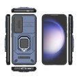 Etui KickStand Camera Lens do Samsung Galaxy S24, niebieskie