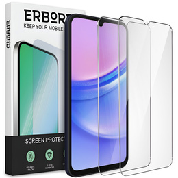 2x Szkło Hartowane do Samsung Galaxy A15, ERBORD 9H Hard Glass, szybka