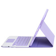 Etui z klawiaturą Bluetooth i touchpadem do Samsung Galaxy Tab A11+ – fioletowe