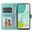 Etui do Huawei Nova 11i, Kwiaty, zielone