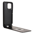 Etui do Motorola Edge 50 Neo / ThinkPhone 25 5G z pionową klapką i kieszenią na kartę – czarne