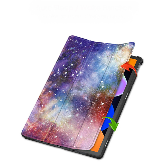 Etui do Lenovo Idea Tab 11" 2025 TB336FU TB336ZU, Smartcase, z funkcją podstawki, Galaktyka
