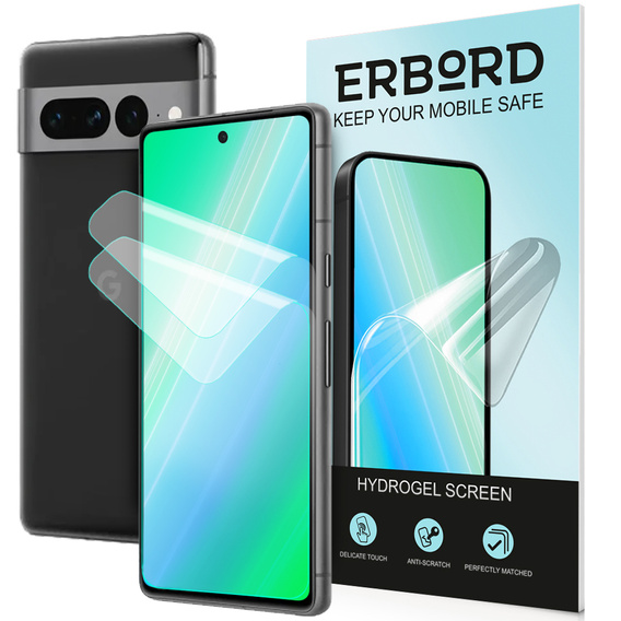 2x Folia Hydrożelowa ERBORD do Pixel 7 Pro 5G
