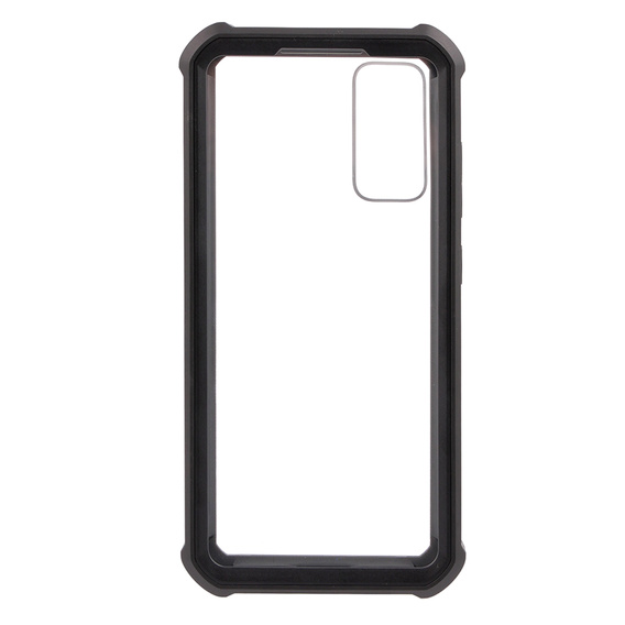 Etui do Samsung Galaxy S20 FE, Dexnor Full Body Rugged, przezroczyste / czarne