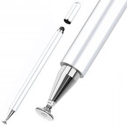 Precyzyjny Rysik Charm Stylus Pen Tech-Protect do Ekranów Dotykowych, Biały