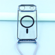 Etui do iPhone Air, Electro MagSafe, niebieskie + Smycz
