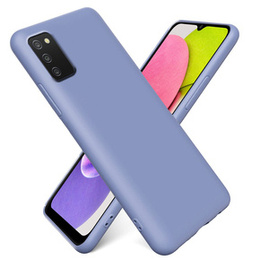 Etui do Samsung Galaxy A03S, Silicone Lite, niebieskie