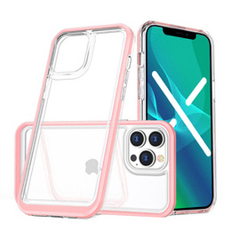 Etui ERBORD do iPhone 13 Pro, Hybrid Frame, Pink