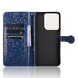 Etui z klapką do Motorola Moto G86 5G, Wallet Rhombus, niebieskie