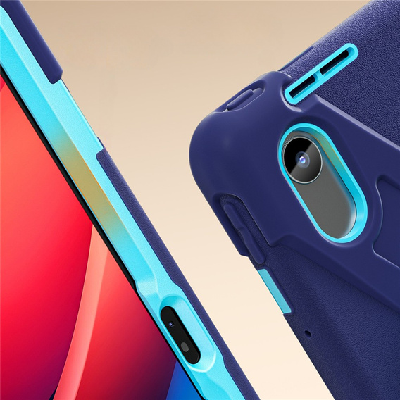 Etui dla dzieci do Lenovo Tab M11, pancerne, granatowe / zielone