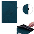 Etui do Lenovo Tab M9, Wallet Pen Slot, butterflies, niebieskie
