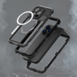 Etui Wodoodporne IP68 do iPhone 14 Pro, SHELLBOX MagSafe, czarne