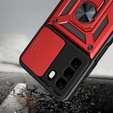 Etui pancerne do Infinix Hot 50 4G, CamShield Slide, czerwone