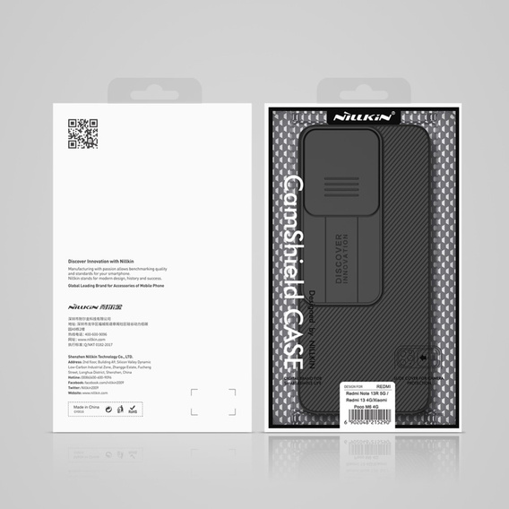 Etui do Xiaomi Redmi 13, pancerne Nillkin, CamShield Pro, czarne
