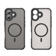 Etui Matt Case do iPhone 17, do MagSafe, wzmocnione, matowe z czarną ramką