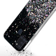 Etui do Samsung Galaxy A21S, Glittery, czarne