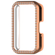 Etui z Diamentami do Samsung Galaxy Fit 3, Różowe rose gold