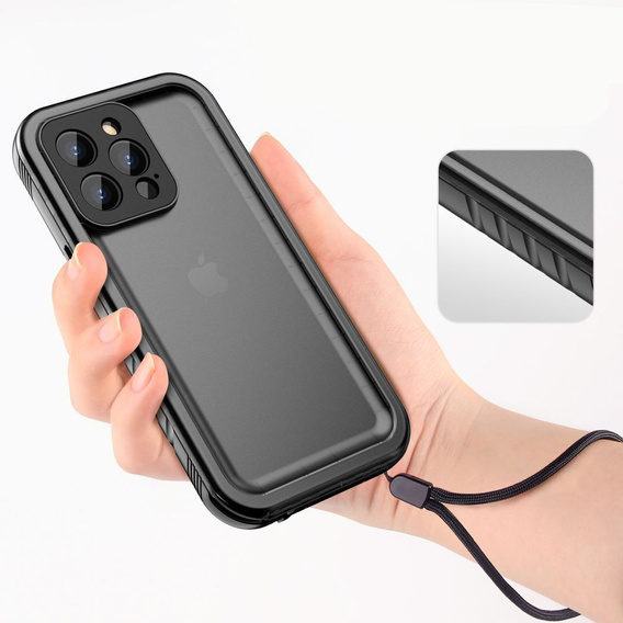 Etui Tech-Protect Waterproof IP68 Case do iPhone 14, Black