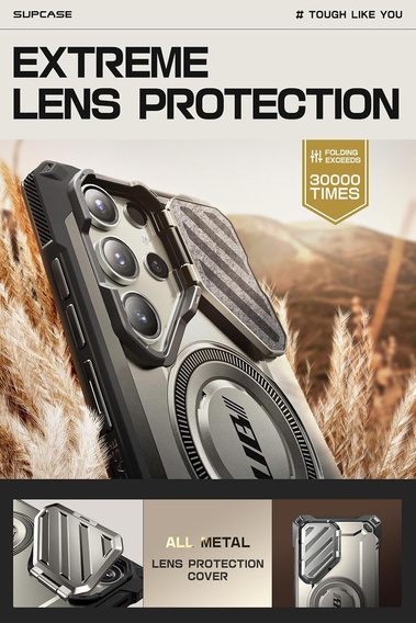 Etui Supcase do Samsung Galaxy S24 Ultra, UB Mag XT, TiGrey