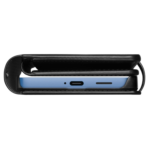 Etui Spigen Wallet "S" do Samsung Galaxy S25+ Plus, Czarne + Szkło Hartowane 9H