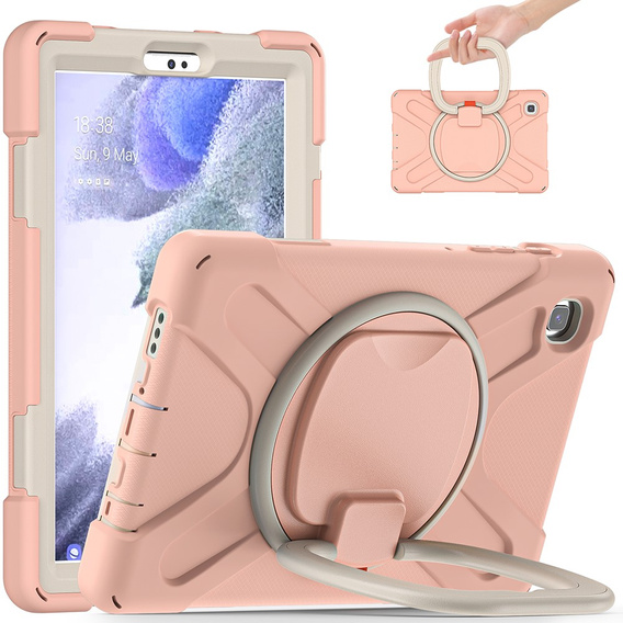 Etui dla dzieci do Samsung Galaxy Tab A7 Lite 8.7 T220/T225, Pancerne, dziecięce, Rose gold różowe