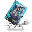 Etui do Samsung Galaxy Tab A11/A9, owl