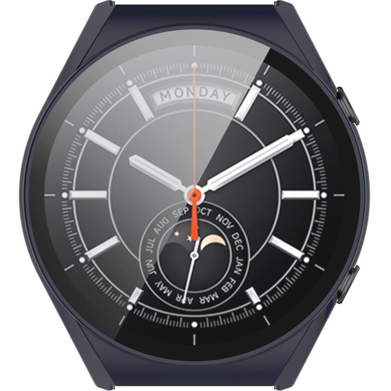 Etui + Szkło 2w1 do Xiaomi Watch S1, Dark Blue
