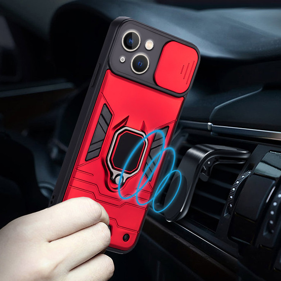 Etui Ring Lens do iPhone 13 Mini, Red