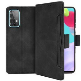 Etui z klapką do Samsung Galaxy A52 / A52s, Card Slot, czarne