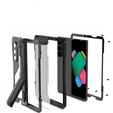Etui pancerne do Samsung Galaxy Z Fold6 5G, aluminiowe, z podstawką i miejscem na rysik, czarne