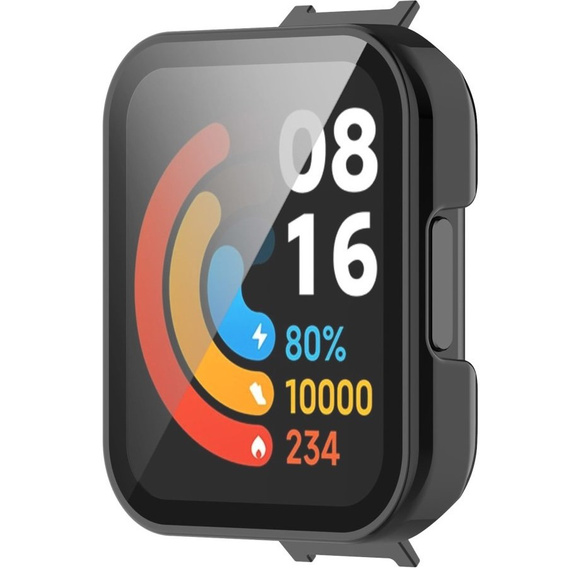 2w1 Etui + Szkło do Xiaomi Redmi Watch 2 Lite, Czarny