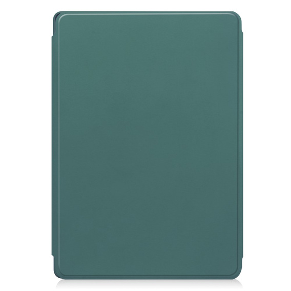 Etui z klawiaturą do Samsung Galaxy Tab S6 Lite 2024 / 2022 / 2020, Rotary 360° Leather, ciemnozielone