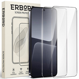 2x Szkło Hartowane do Xiaomi 13, ERBORD 9H Hard Glass, szybka