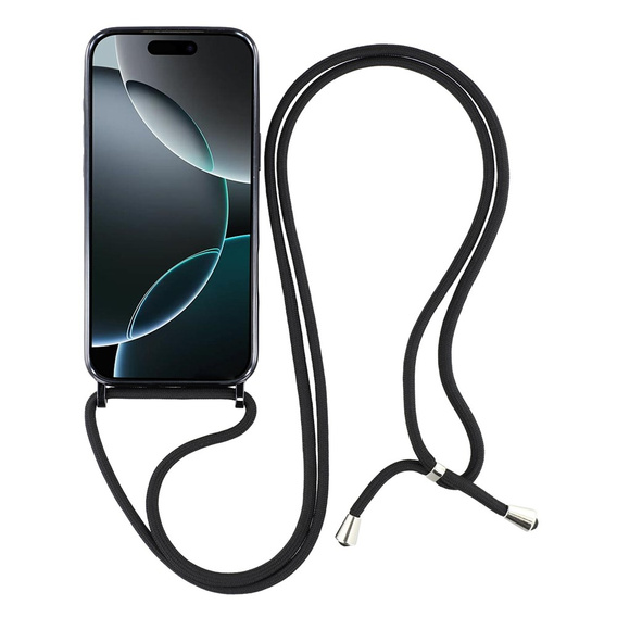 Etui do iPhone 17 Pro Max, Electro MagSafe, czarne + Smycz