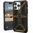 Etui Urban Armor Gear do iPhone 15 Pro Max, Monarch, Kevlar zielone