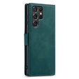 Etui do Samsung Galaxy S23 Ultra, ERBORD Vintage portfel z klapką, zielone