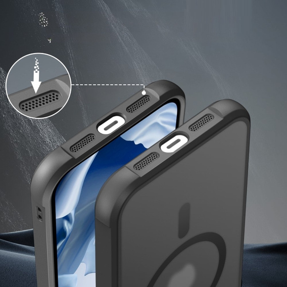 Etui Magnetyczne do Magsafe do iPhone 15 Pro Max, czarne