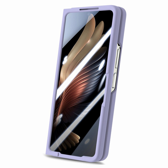 Etui do Samsung Galaxy Z Fold6 5G, z rączką, fioletowe