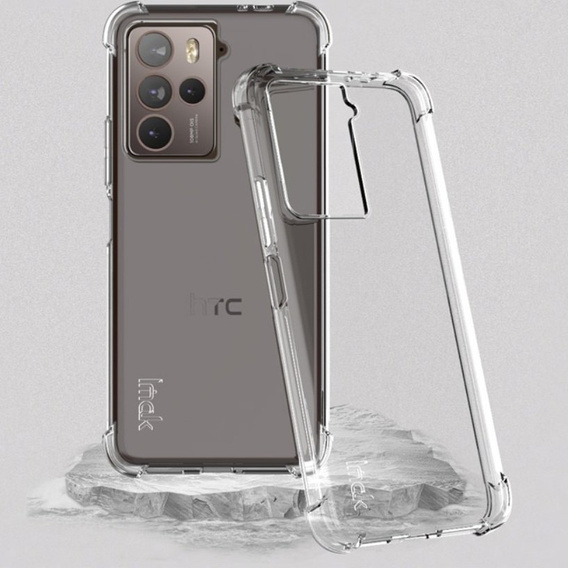 Etui IMAK do HTC U23 / U23 Pro, Dropproof, przezroczyste