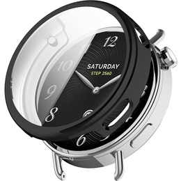 2w1 Etui z Osłoną na ekran do Xiaomi Watch S4 41mm, czarne