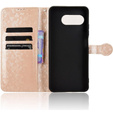 Etui z klapką do T Phone 3 5G, Wallet Rhombus, złote
