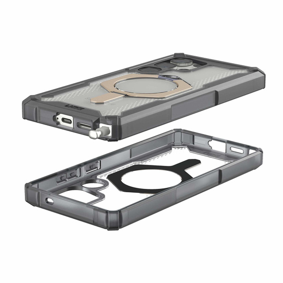 Etui Urban Armor Gear do Samsung Galaxy S25 Ultra, Plasma XTE MagSafe Kickstand, przezroczyste/szare
